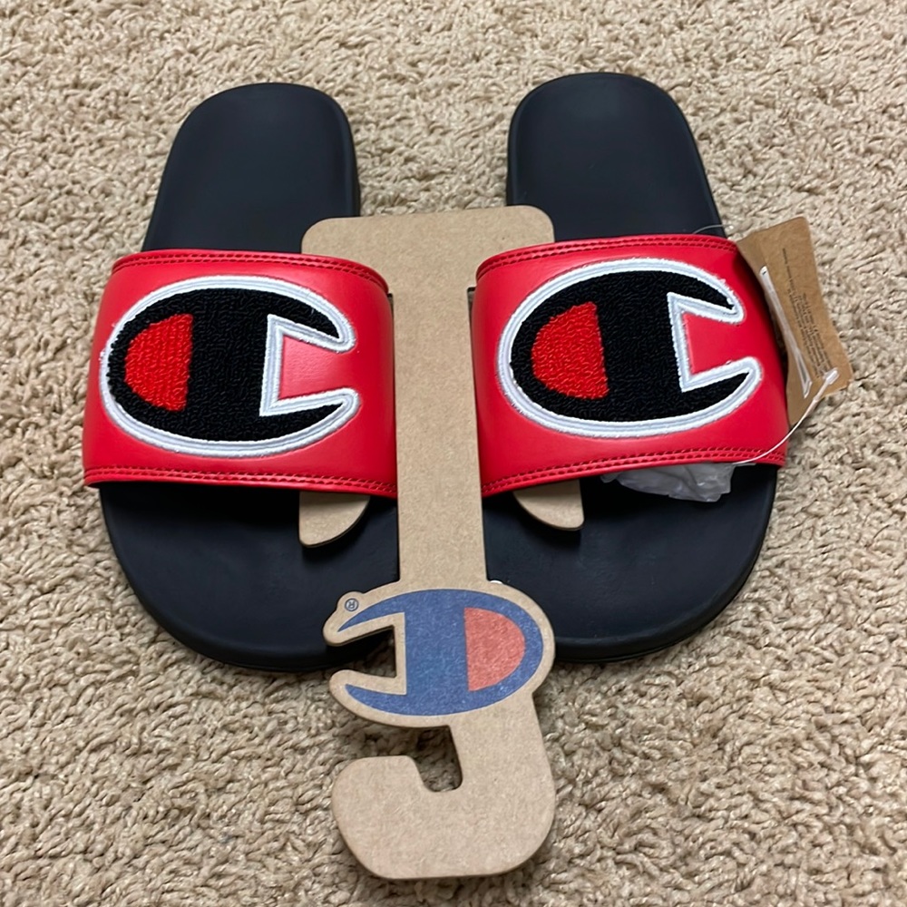 Champion unisex IPO chenille slides